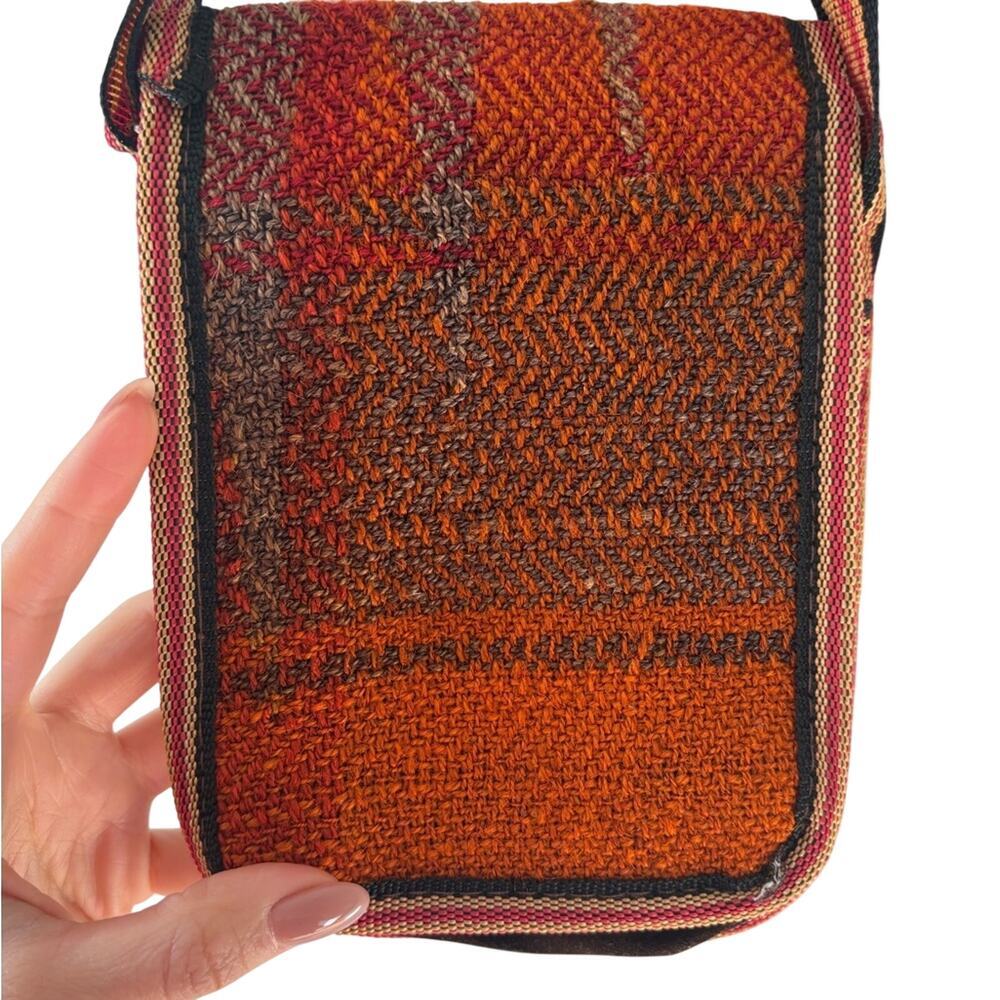 Handmade Boho Crossbody Bag Woven Festival Shoulder Purse Ethnic Kilim - Picture 12 of 13